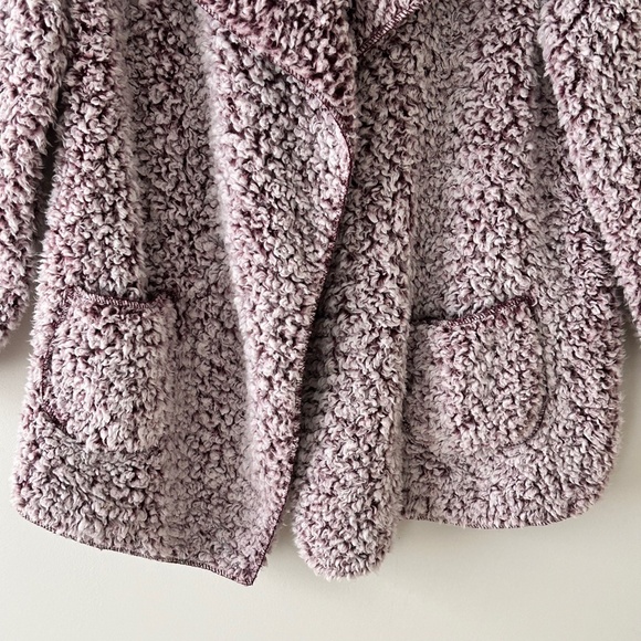 Secret Treasures Plush Sherpa Robe - Lavender - Picture 3 of 16